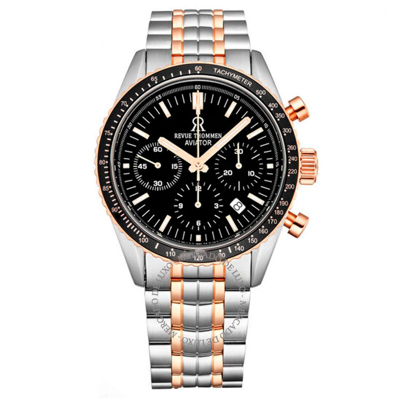 Relógio Aviator Chronograph Automático Mostrador Preto 42 mm - Mercado de Luxo - O Maior E-Commerce de Bens, Produtos e Serviços de Luxo do Brasil.