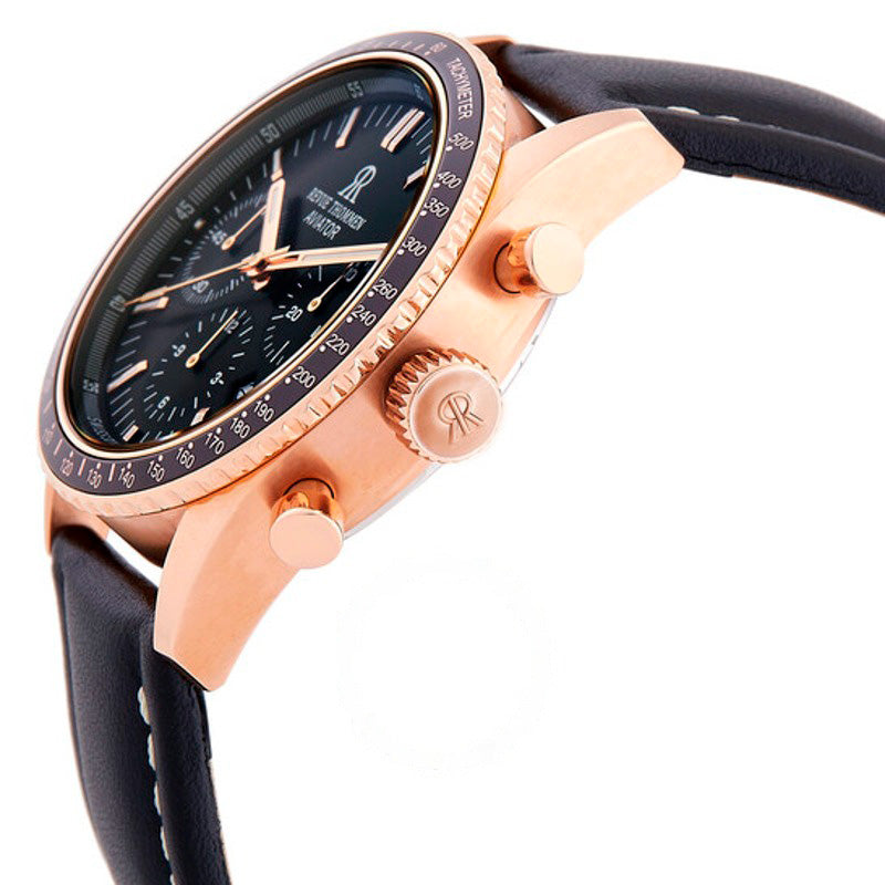 Relógio Aviator Chronograph Automático Mostrador Preto  - Mercado de Luxo - O Maior E-Commerce de Bens, Produtos e Serviços de Luxo do Brasil.