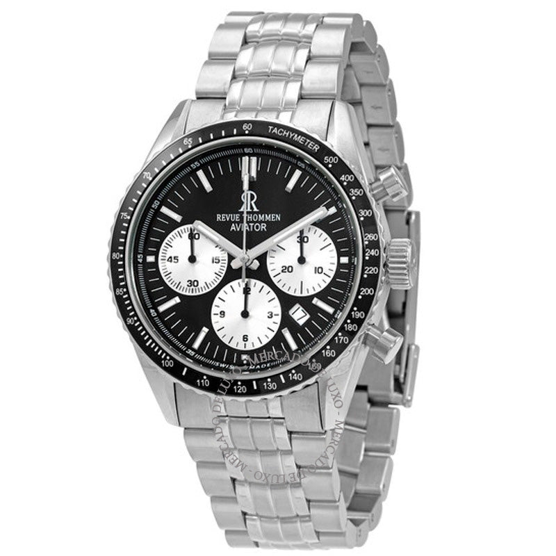 Relógio Aviator Chronograph Automático Mostrador Preto 42 mm - Mercado de Luxo - O Maior E-Commerce de Bens, Produtos e Serviços de Luxo do Brasil.