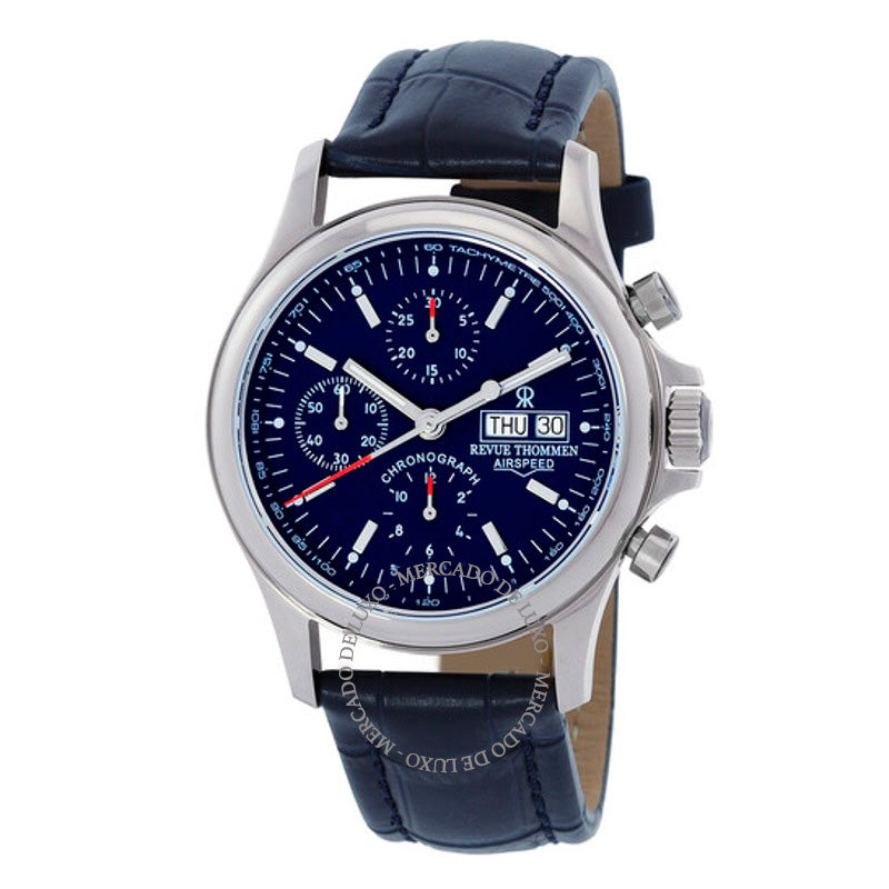 Relógio Airspeed Chronograph Automático Mostrador Azul 42 mm - Mercado de Luxo - O Maior E-Commerce de Bens, Produtos e Serviços de Luxo do Brasil.