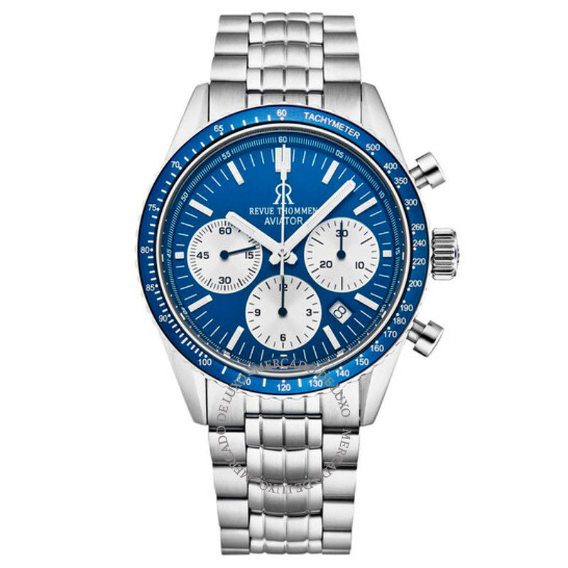 Relógio Aviator Chronograph Automático Mostrador Azul 42 mm - Mercado de Luxo - O Maior E-Commerce de Bens, Produtos e Serviços de Luxo do Brasil.