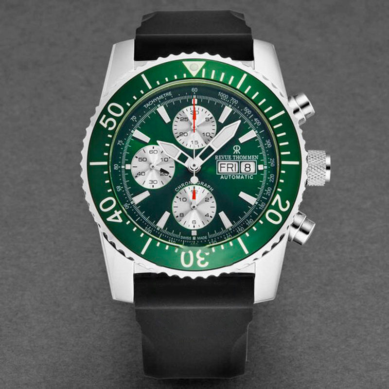 Relógio Cronógrafo Diver Automático Mostrador Verde 45 mm - Mercado de Luxo - O Maior E-Commerce de Bens, Produtos e Serviços de Luxo do Brasil.