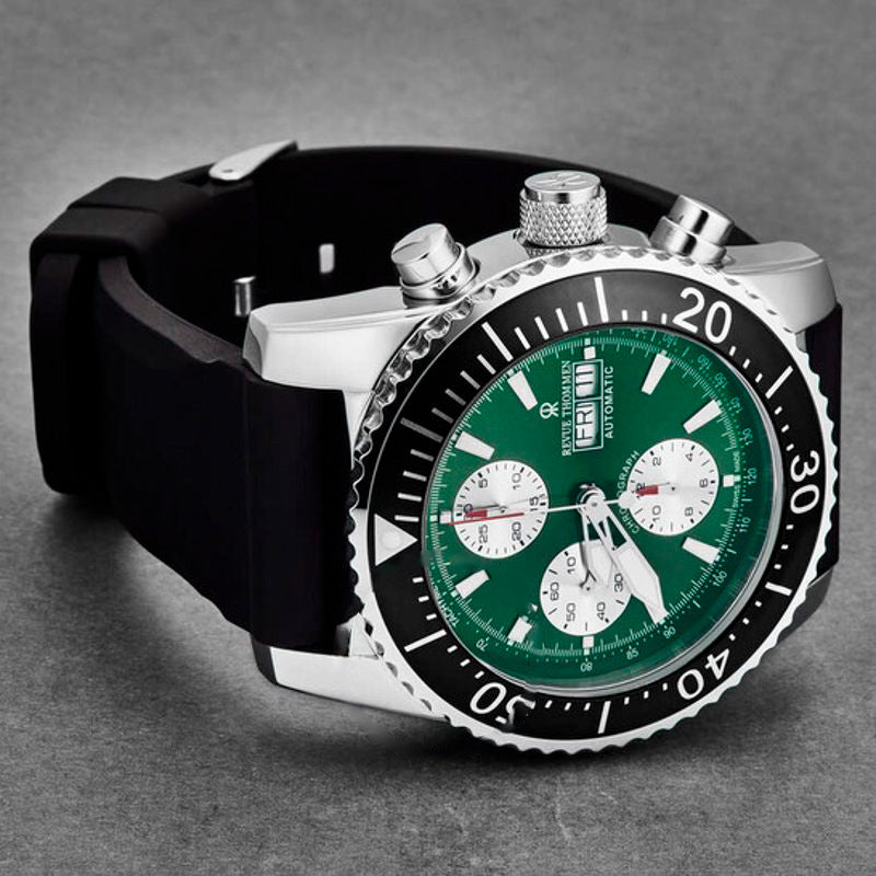Relógio Cronógrafo Diver Automático Mostrador Verde 45 mm - Mercado de Luxo - O Maior E-Commerce de Bens, Produtos e Serviços de Luxo do Brasil.