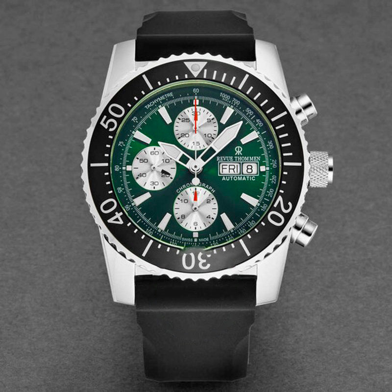 Relógio Cronógrafo Diver Automático Mostrador Verde 45 mm - Mercado de Luxo - O Maior E-Commerce de Bens, Produtos e Serviços de Luxo do Brasil.