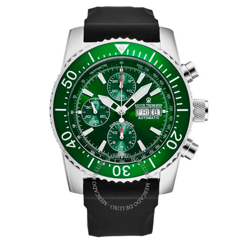 Relógio Cronógrafo Diver Automático Mostrador Verde 45 mm - Mercado de Luxo - O Maior E-Commerce de Bens, Produtos e Serviços de Luxo do Brasil.