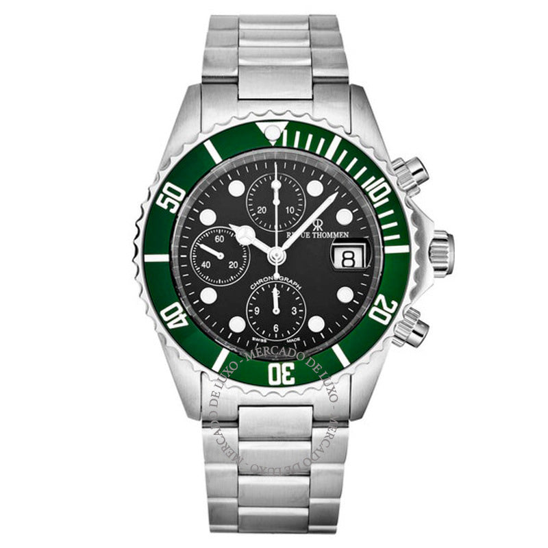 Relógio Cronógrafo Diver Automático Mostrador Preto 43 mm - Mercado de Luxo - O Maior E-Commerce de Bens, Produtos e Serviços de Luxo do Brasil.