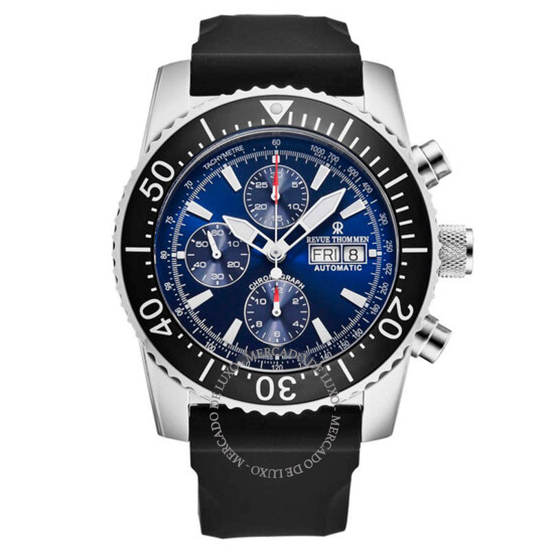 Relógio Cronógrafo Diver Automático Mostrador Azul 45 mm - Mercado de Luxo - O Maior E-Commerce de Bens, Produtos e Serviços de Luxo do Brasil.