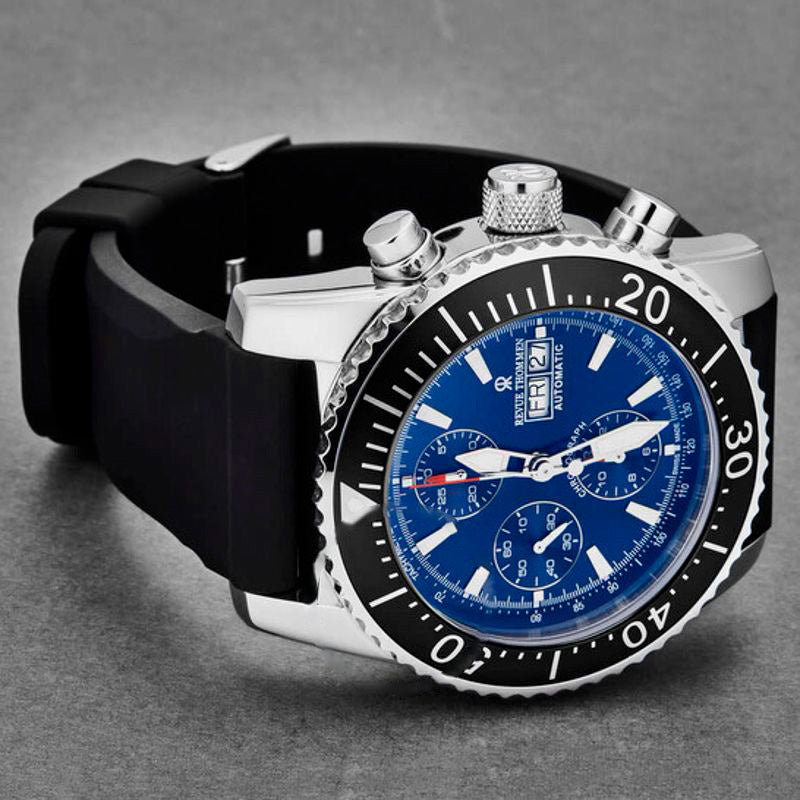 Relógio Cronógrafo Diver Automático Mostrador Azul 45 mm - Mercado de Luxo - O Maior E-Commerce de Bens, Produtos e Serviços de Luxo do Brasil.