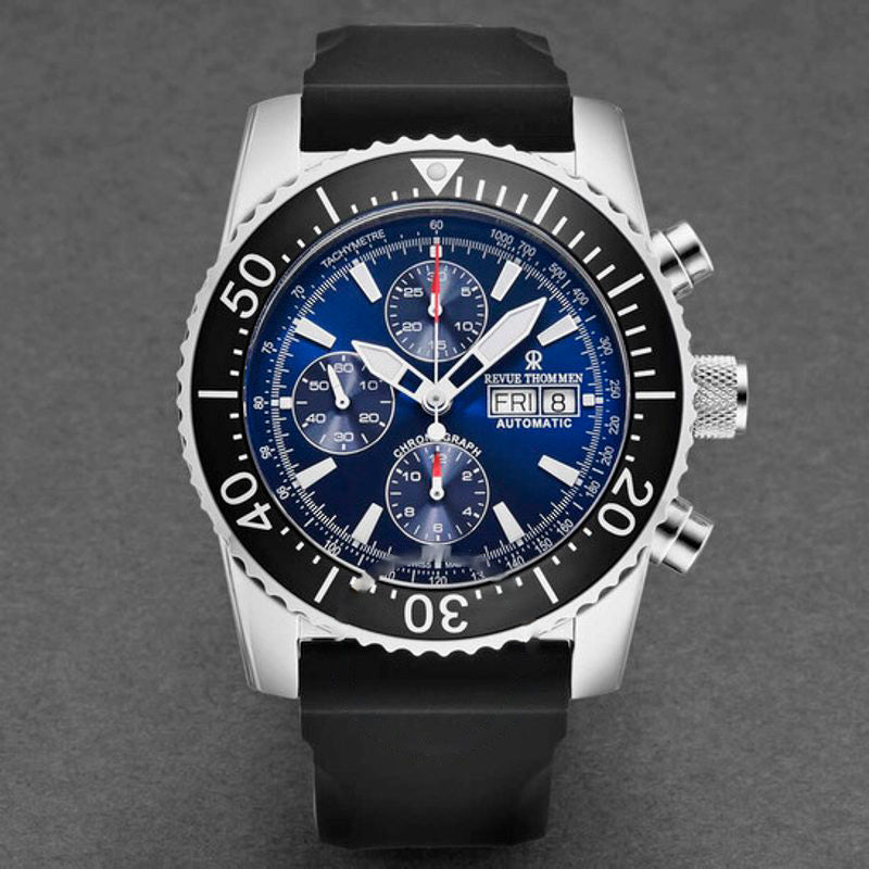 Relógio Cronógrafo Diver Automático Mostrador Azul 45 mm - Mercado de Luxo - O Maior E-Commerce de Bens, Produtos e Serviços de Luxo do Brasil.