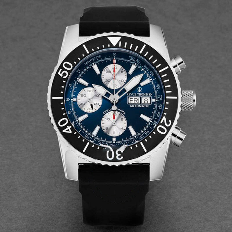 Relógio Cronógrafo Diver Automático Mostrador Azul 45 mm - Mercado de Luxo - O Maior E-Commerce de Bens, Produtos e Serviços de Luxo do Brasil.