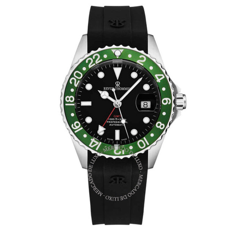 Relógio GMT Diver Automático Mostrador Preto  - Mercado de Luxo - O Maior E-Commerce de Bens, Produtos e Serviços de Luxo do Brasil.