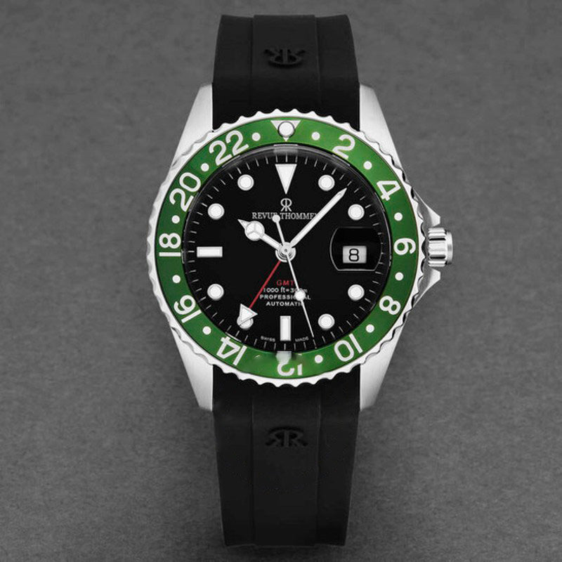 Relógio GMT Diver Automático Mostrador Preto  - Mercado de Luxo - O Maior E-Commerce de Bens, Produtos e Serviços de Luxo do Brasil.