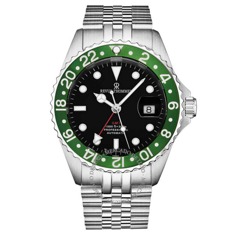 Relógio Diver GMT Automático Mostrador Preto 42 mm - Mercado de Luxo - O Maior E-Commerce de Bens, Produtos e Serviços de Luxo do Brasil.