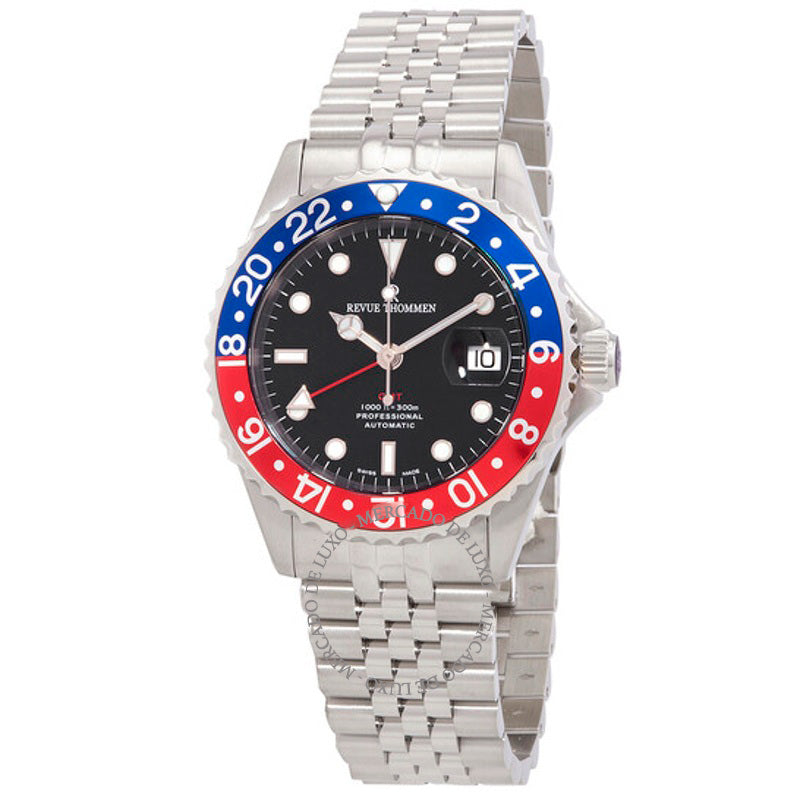 Relógio Diver GMT Automático Mostrador Preto 42 mm - Mercado de Luxo - O Maior E-Commerce de Bens, Produtos e Serviços de Luxo do Brasil.