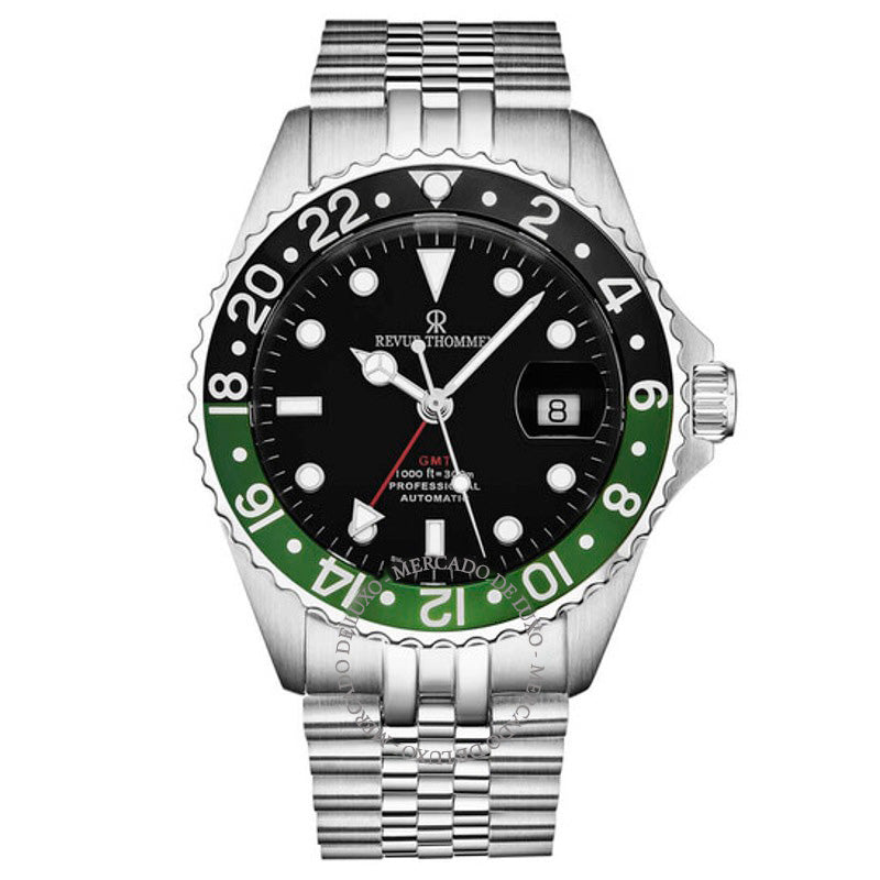 Relógio Diver GMT Automático Mostrador Preto  - Mercado de Luxo - O Maior E-Commerce de Bens, Produtos e Serviços de Luxo do Brasil.
