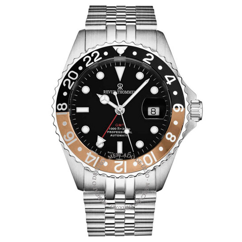 Relógio Diver GMT Automático Mostrador Preto 42 mm - Mercado de Luxo - O Maior E-Commerce de Bens, Produtos e Serviços de Luxo do Brasil.