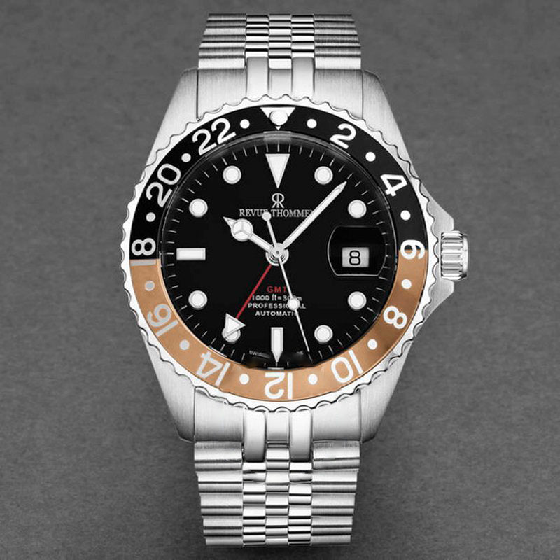 Relógio Diver GMT Automático Mostrador Preto 42 mm - Mercado de Luxo - O Maior E-Commerce de Bens, Produtos e Serviços de Luxo do Brasil.