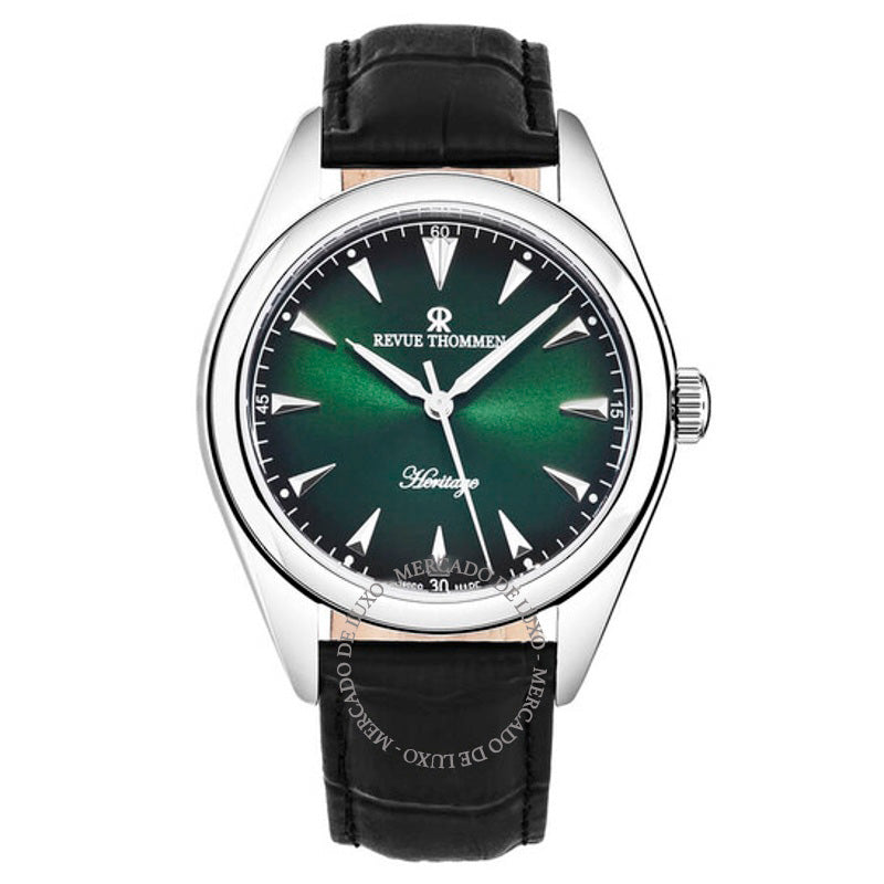 Relógio Mostrador Verde Automático Heritage 39 mm - Mercado de Luxo - O Maior E-Commerce de Bens, Produtos e Serviços de Luxo do Brasil.
