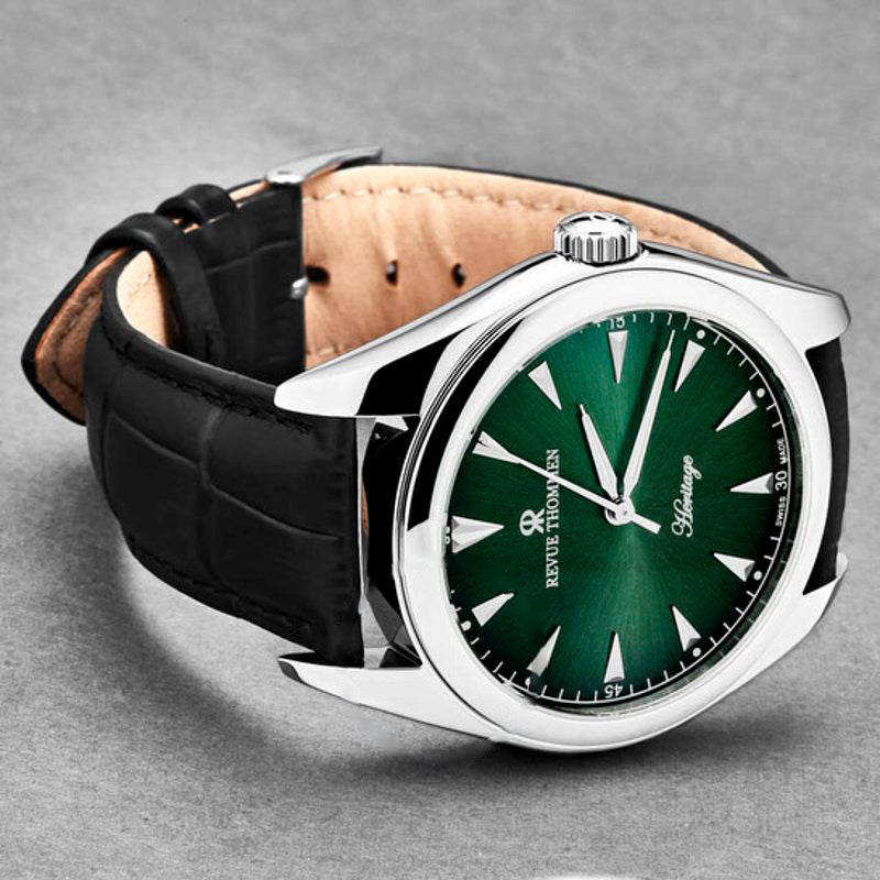 Relógio Mostrador Verde Automático Heritage 39 mm - Mercado de Luxo - O Maior E-Commerce de Bens, Produtos e Serviços de Luxo do Brasil.