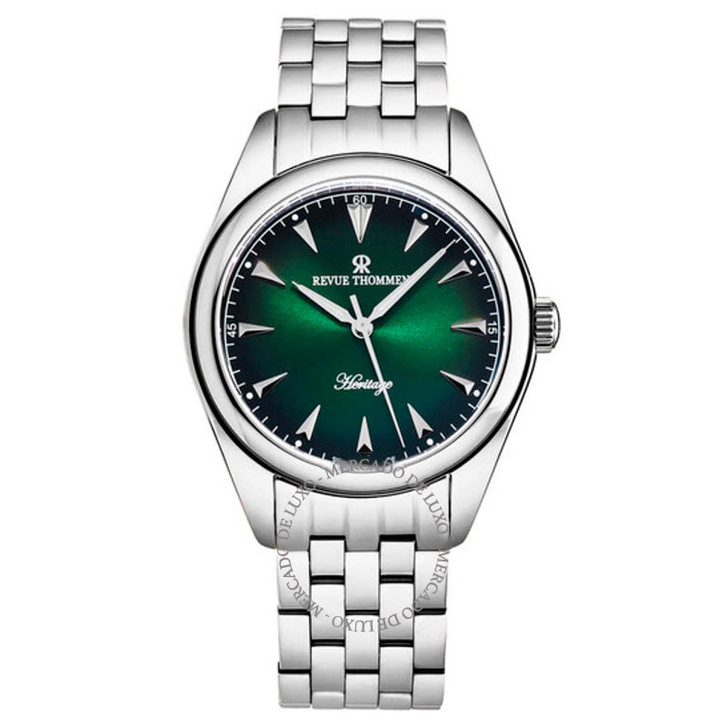 Relógio Mostrador Verde Automático Heritage 39 mm - Mercado de Luxo - O Maior E-Commerce de Bens, Produtos e Serviços de Luxo do Brasil.