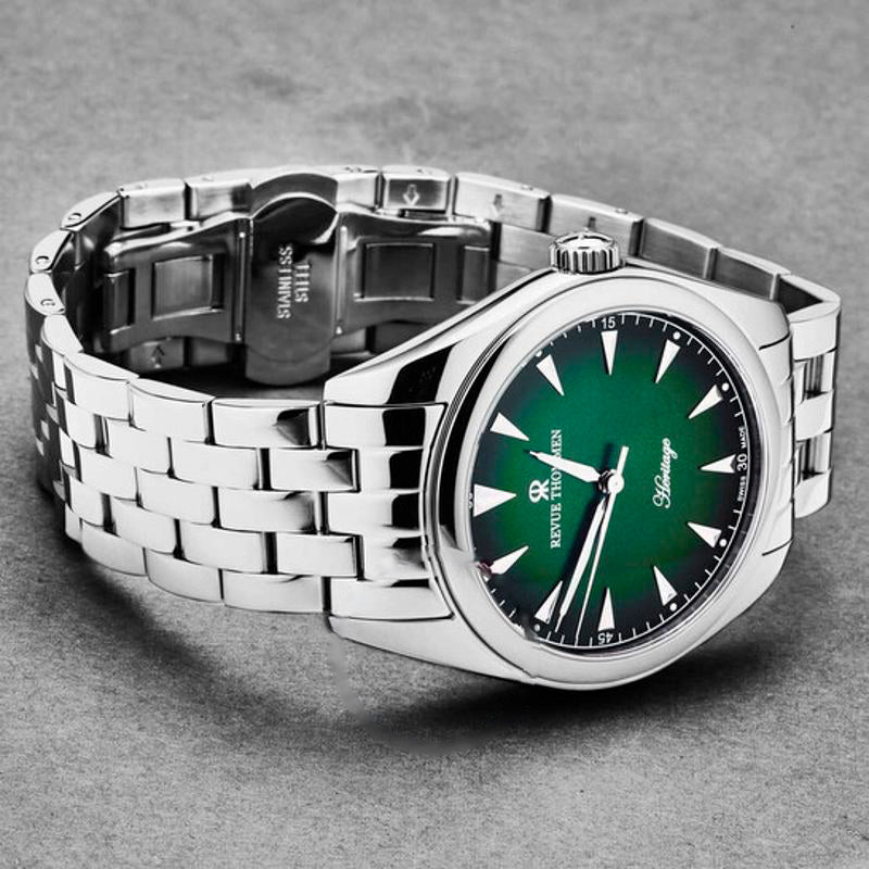 Relógio Mostrador Verde Automático Heritage 39 mm - Mercado de Luxo - O Maior E-Commerce de Bens, Produtos e Serviços de Luxo do Brasil.