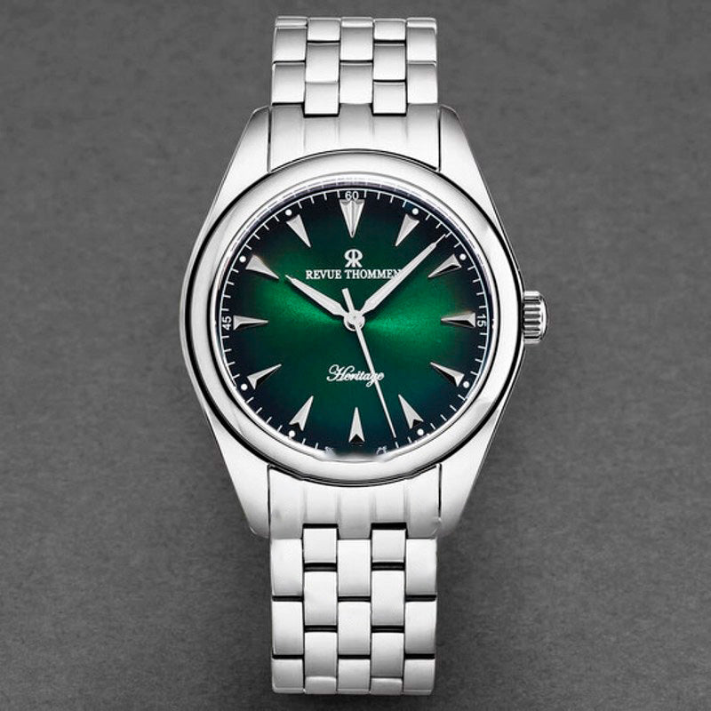 Relógio Mostrador Verde Automático Heritage 39 mm - Mercado de Luxo - O Maior E-Commerce de Bens, Produtos e Serviços de Luxo do Brasil.