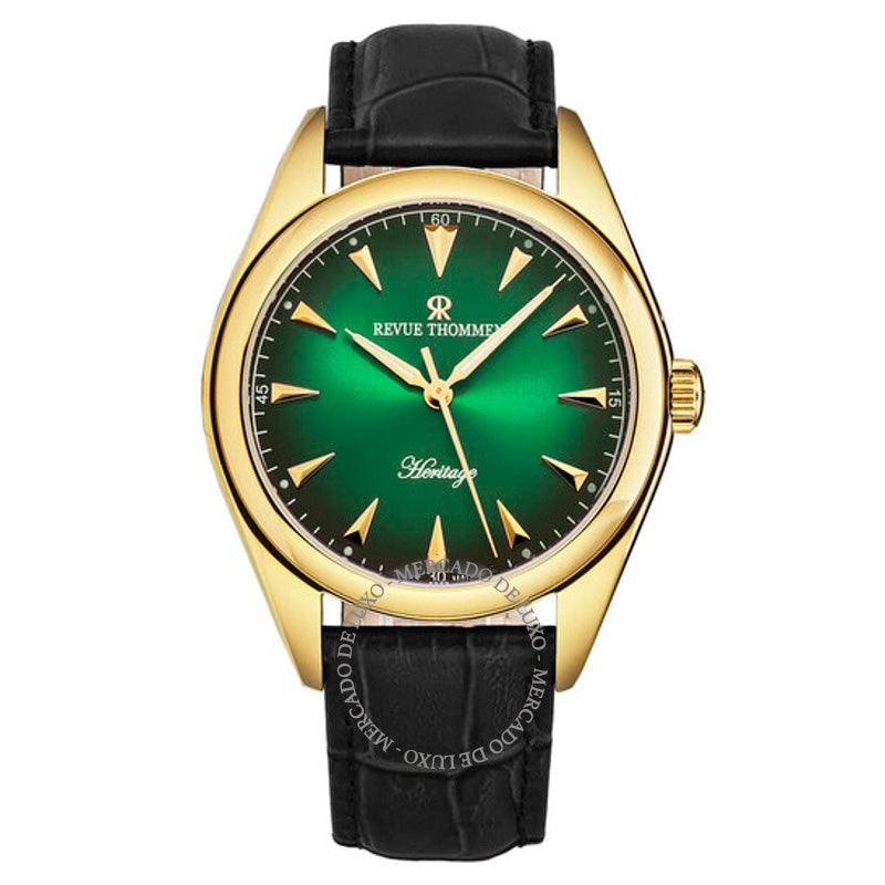 Relógio Mostrador Verde Automático Heritage 39 mm - Mercado de Luxo - O Maior E-Commerce de Bens, Produtos e Serviços de Luxo do Brasil.