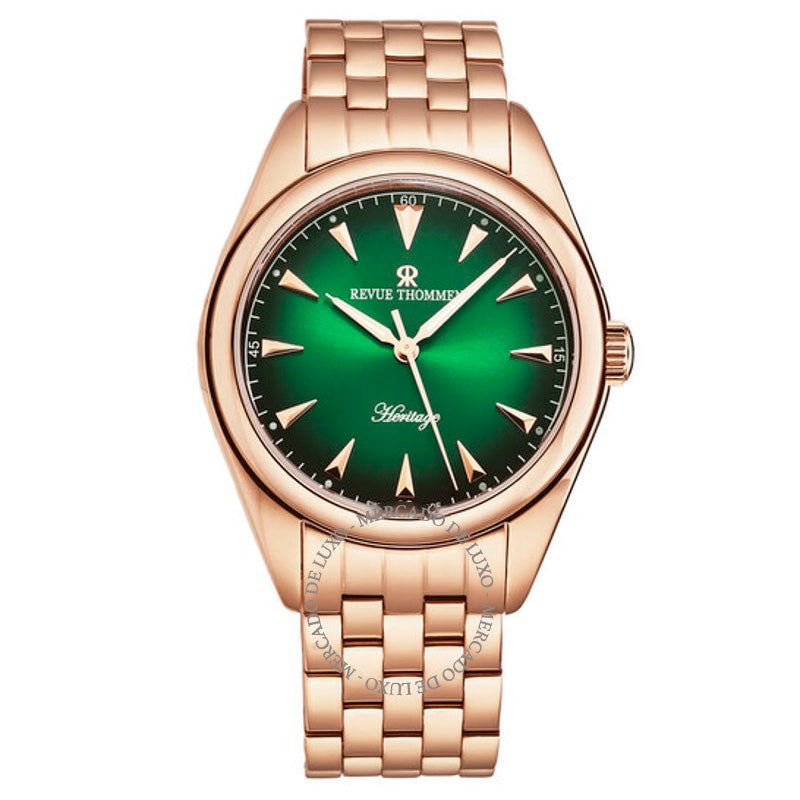 Relógio Mostrador Verde Automático Heritage 39 mm - Mercado de Luxo - O Maior E-Commerce de Bens, Produtos e Serviços de Luxo do Brasil.