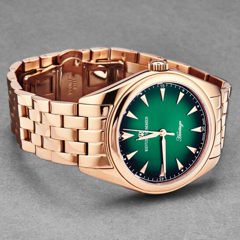 Relógio Mostrador Verde Automático Heritage 39 mm - Mercado de Luxo - O Maior E-Commerce de Bens, Produtos e Serviços de Luxo do Brasil.
