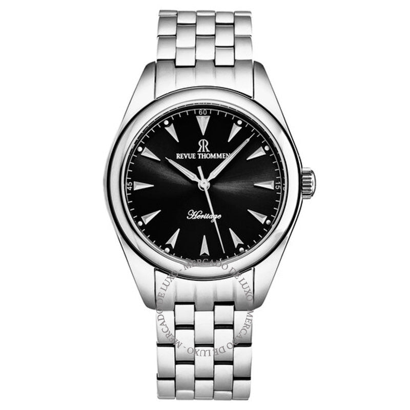 Relógio Heritage Automático Mostrador Preto 39 mm - Mercado de Luxo - O Maior E-Commerce de Bens, Produtos e Serviços de Luxo do Brasil.
