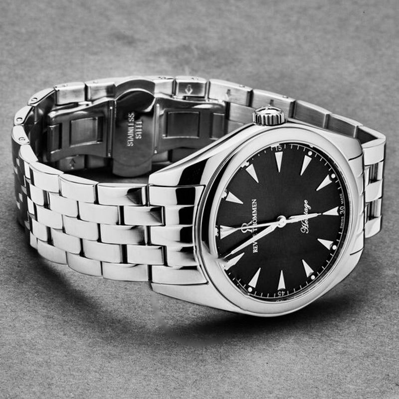 Relógio Heritage Automático Mostrador Preto 39 mm - Mercado de Luxo - O Maior E-Commerce de Bens, Produtos e Serviços de Luxo do Brasil.