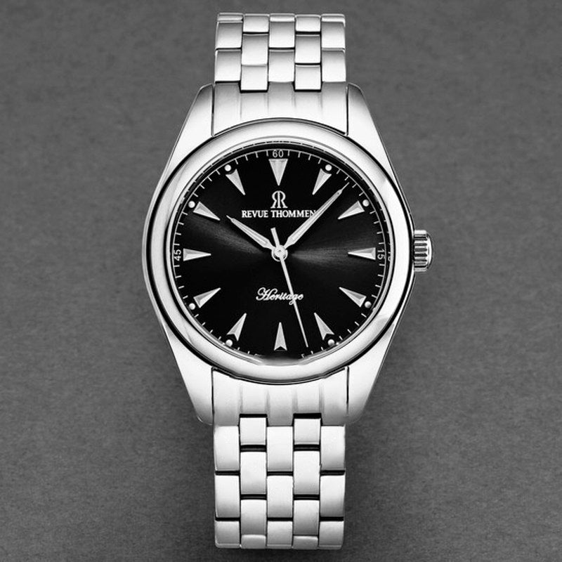 Relógio Heritage Automático Mostrador Preto 39 mm - Mercado de Luxo - O Maior E-Commerce de Bens, Produtos e Serviços de Luxo do Brasil.