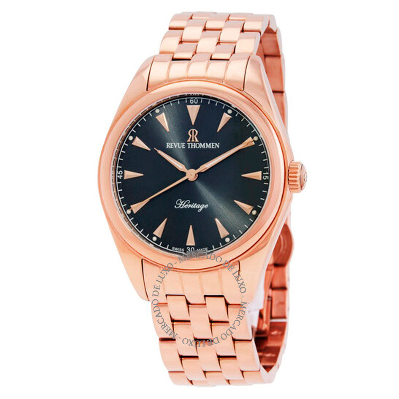 Relógio Heritage Automatic Mostrador Cinza 39 mm - Mercado de Luxo - O Maior E-Commerce de Bens, Produtos e Serviços de Luxo do Brasil.