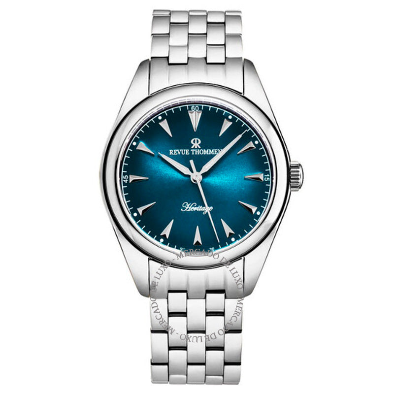 Relógio Heritage Automático Mostrador Azul 39 mm - Mercado de Luxo - O Maior E-Commerce de Bens, Produtos e Serviços de Luxo do Brasil.