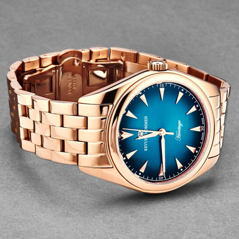 Relógio Heritage Automático Mostrador Azul 39 mm - Mercado de Luxo - O Maior E-Commerce de Bens, Produtos e Serviços de Luxo do Brasil.