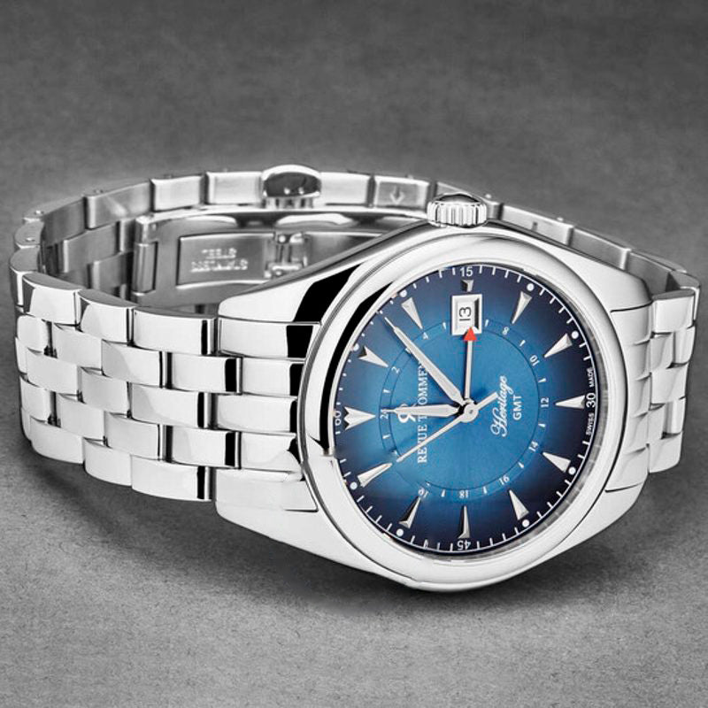 Relógio Heritage Automático Mostrador Azul  - Mercado de Luxo - O Maior E-Commerce de Bens, Produtos e Serviços de Luxo do Brasil.
