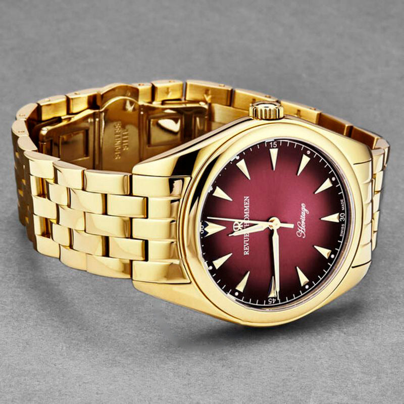 Relógio Heritage Automatic Red Dial 39 mm - Mercado de Luxo - O Maior E-Commerce de Bens, Produtos e Serviços de Luxo do Brasil.