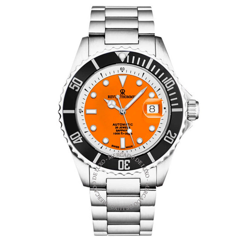 Relógio Diver Automático Mostrador Laranja 42 mm - Mercado de Luxo - O Maior E-Commerce de Bens, Produtos e Serviços de Luxo do Brasil.