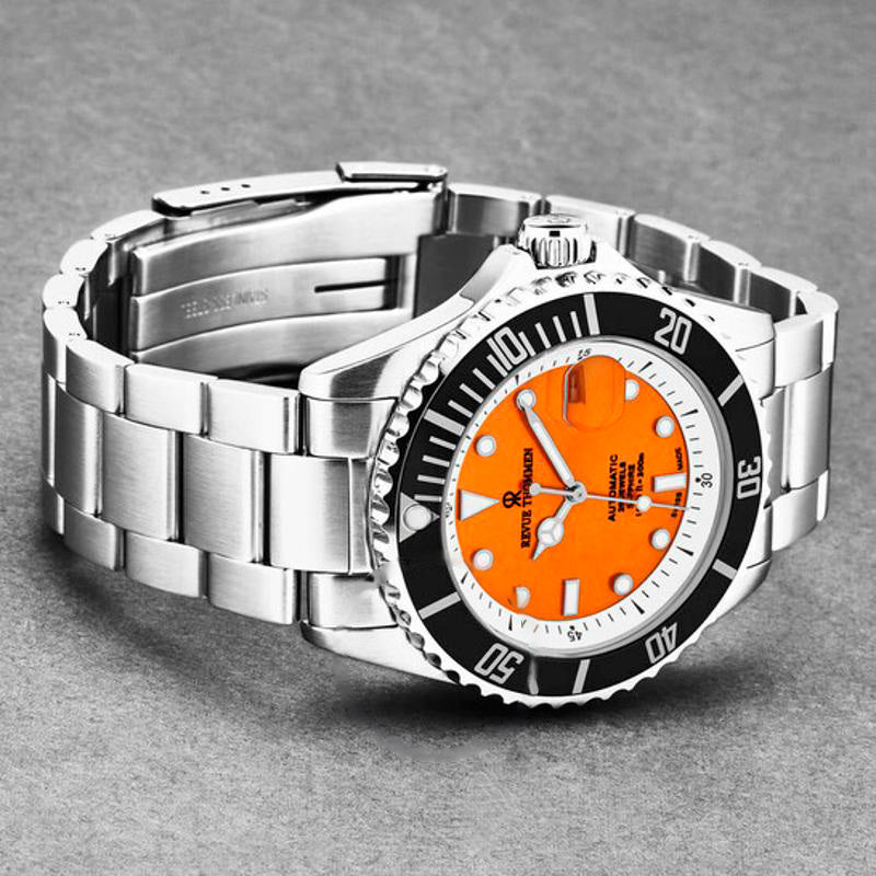 Relógio Diver Automático Mostrador Laranja 42 mm - Mercado de Luxo - O Maior E-Commerce de Bens, Produtos e Serviços de Luxo do Brasil.