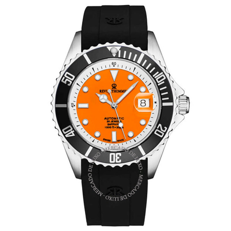 Relógio Diver Automático Mostrador Laranja 42 mm - Mercado de Luxo - O Maior E-Commerce de Bens, Produtos e Serviços de Luxo do Brasil.
