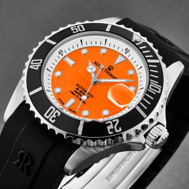 Relógio Diver Automático Mostrador Laranja 42 mm - Mercado de Luxo - O Maior E-Commerce de Bens, Produtos e Serviços de Luxo do Brasil.