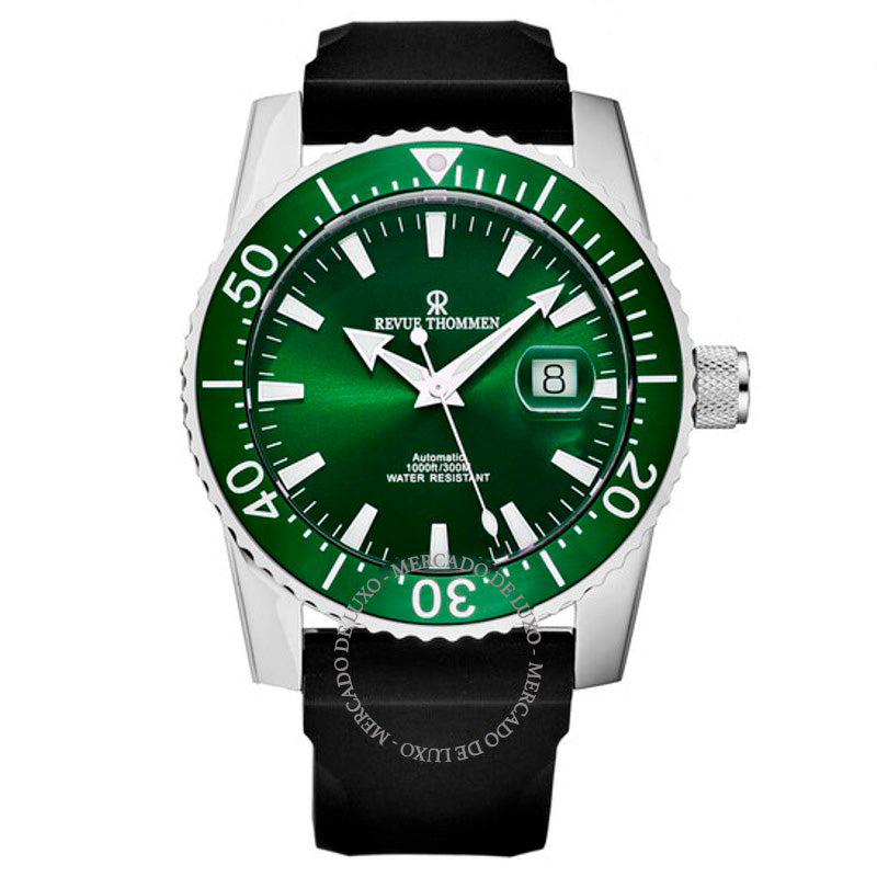 Relógio Diver Mostrador Verde Automático 45 mm - Mercado de Luxo - O Maior E-Commerce de Bens, Produtos e Serviços de Luxo do Brasil.