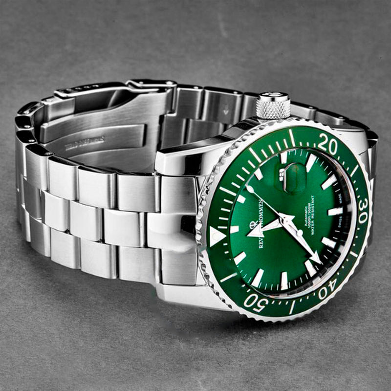 Relógio Diver Mostrador Verde Automático 45 mm - Mercado de Luxo - O Maior E-Commerce de Bens, Produtos e Serviços de Luxo do Brasil.