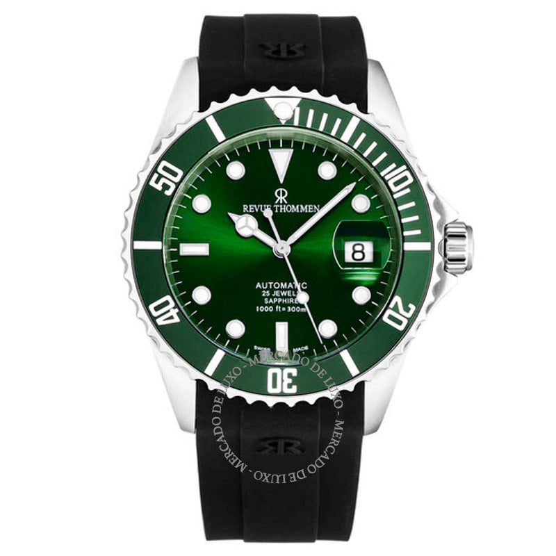 Relógio Diver Mostrador Verde Automático 42 mm - Mercado de Luxo - O Maior E-Commerce de Bens, Produtos e Serviços de Luxo do Brasil.