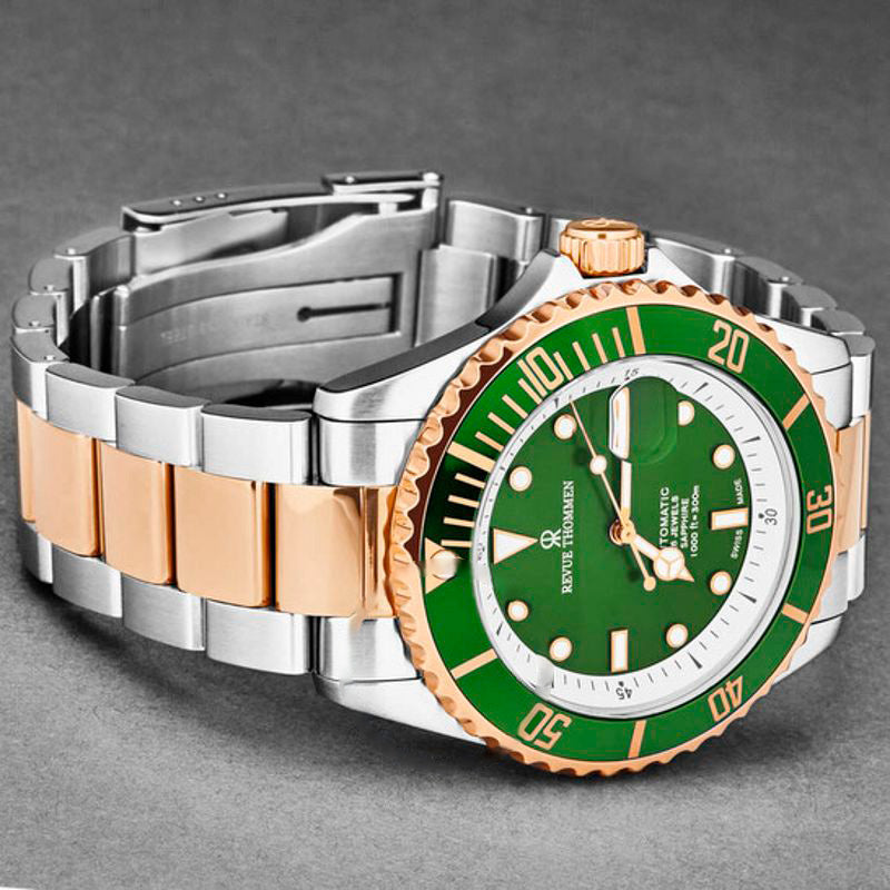 Relógio Diver Mostrador Verde Automático  - Mercado de Luxo - O Maior E-Commerce de Bens, Produtos e Serviços de Luxo do Brasil.