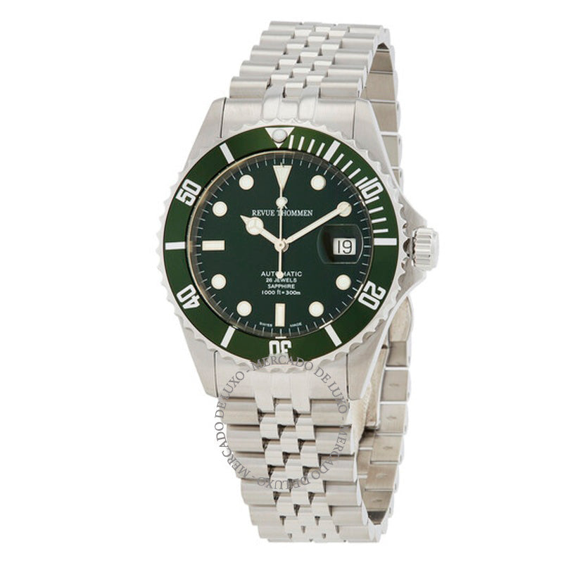 Relógio Diver Mostrador Verde Automático 42 mm - Mercado de Luxo - O Maior E-Commerce de Bens, Produtos e Serviços de Luxo do Brasil.