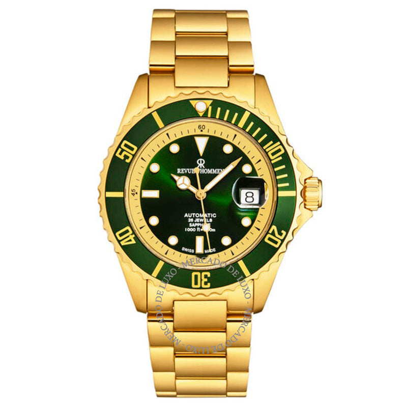 Relógio Diver Mostrador Verde Automático 42 mm - Mercado de Luxo - O Maior E-Commerce de Bens, Produtos e Serviços de Luxo do Brasil.