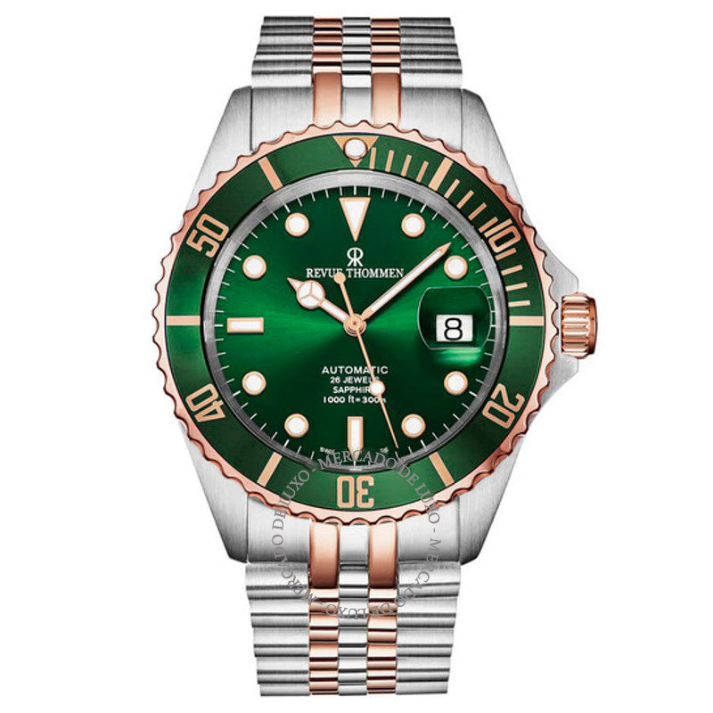 Relógio Diver Mostrador Verde Automático 42 mm - Mercado de Luxo - O Maior E-Commerce de Bens, Produtos e Serviços de Luxo do Brasil.