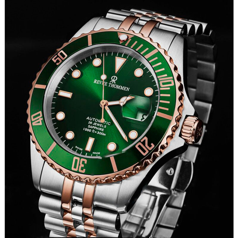 Relógio Diver Mostrador Verde Automático 42 mm - Mercado de Luxo - O Maior E-Commerce de Bens, Produtos e Serviços de Luxo do Brasil.
