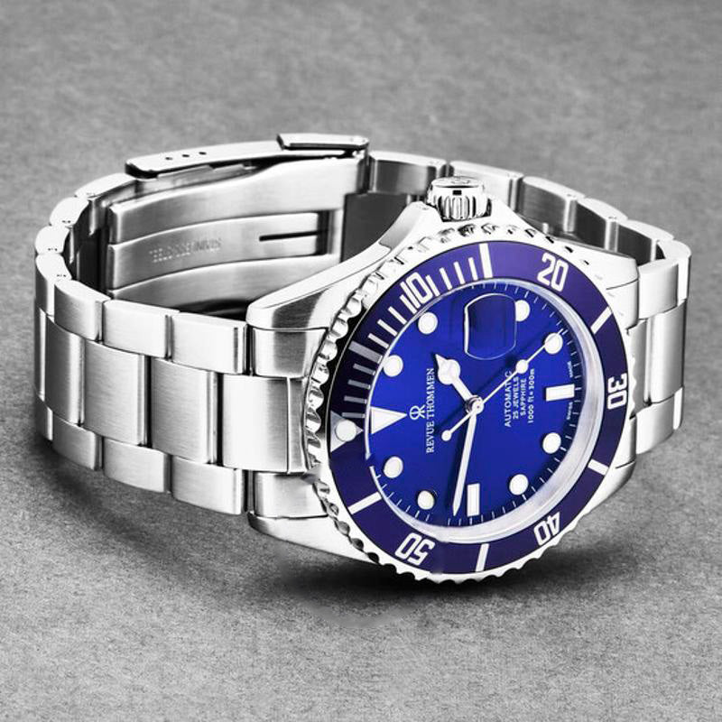 Relógio Diver Automático Mostrador Azul  - Mercado de Luxo - O Maior E-Commerce de Bens, Produtos e Serviços de Luxo do Brasil.